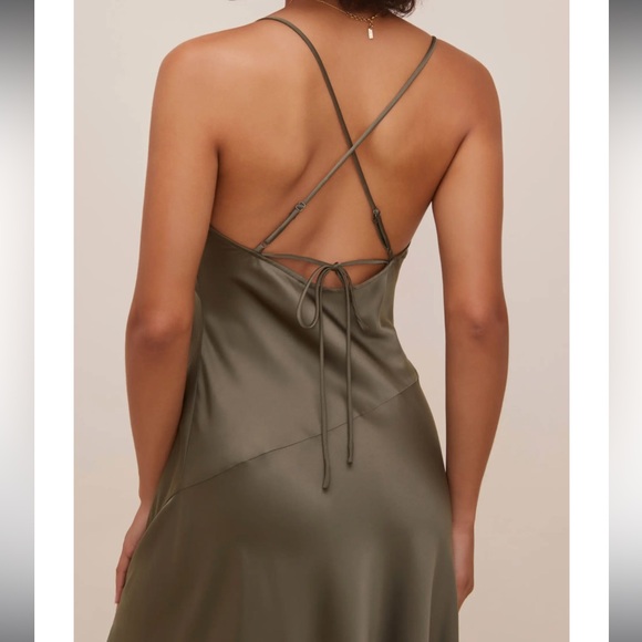 Astr Olive Green Dress - Picture 6 of 8